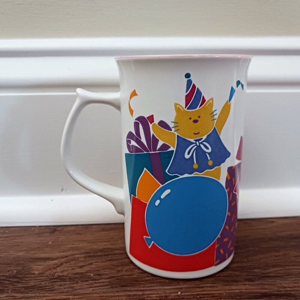MIKASA Party‎ Magic Mug CC108 Cat Kitten Gifts Balloons Cake Cup